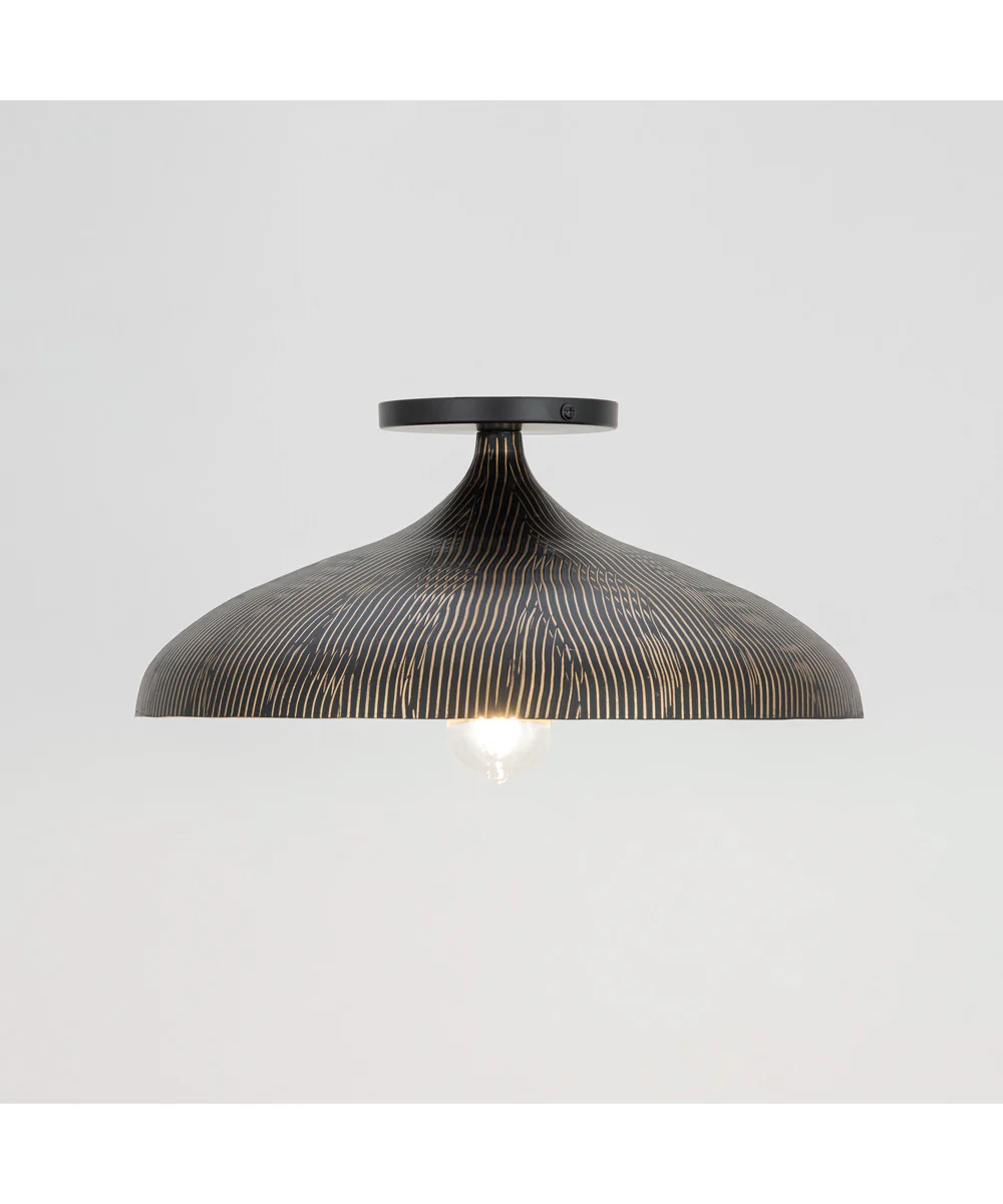 Fleur Flush Mount Black / Gold - Image 2