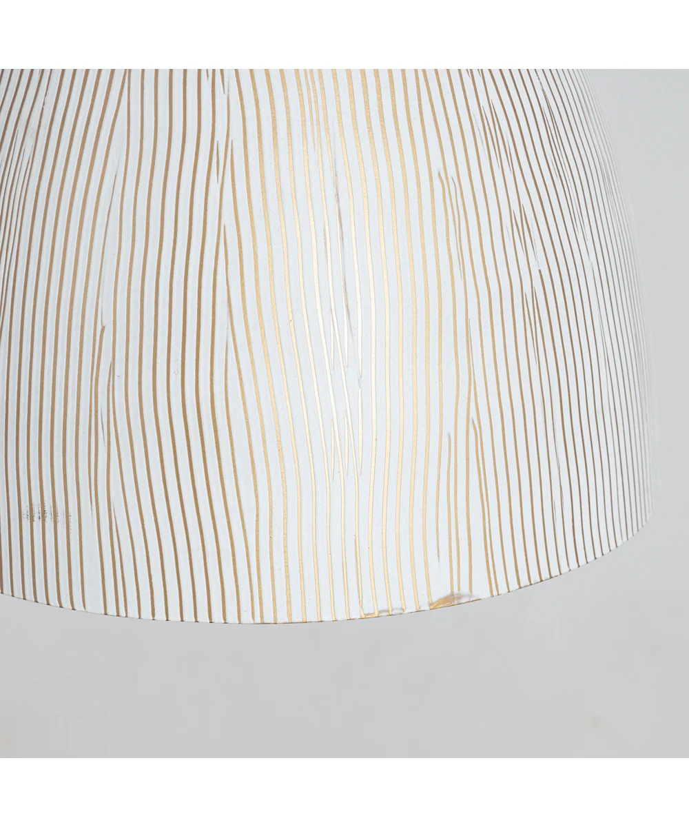 Fleur Small 1-Light Pendant White/Gold - Image 5
