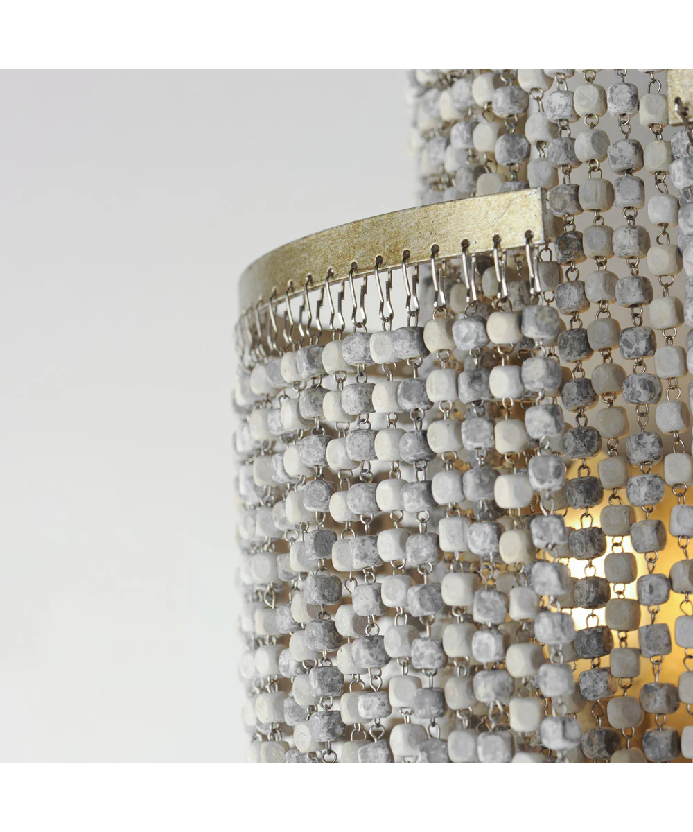Fontaine 2-Light Wall Sconce Golden Silver - Image 5