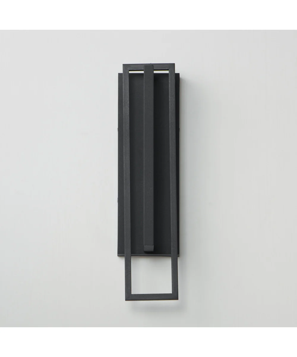 Formation VX 18 inch Outdoor LED Wall Sconce Black - Image 2