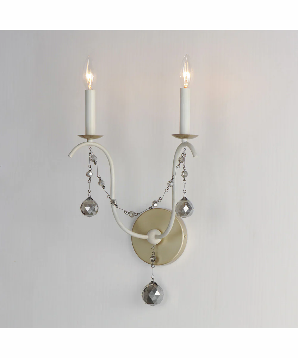 Formosa 2-Light Wall Sconce Ecru/Venetian Gold - Image 4