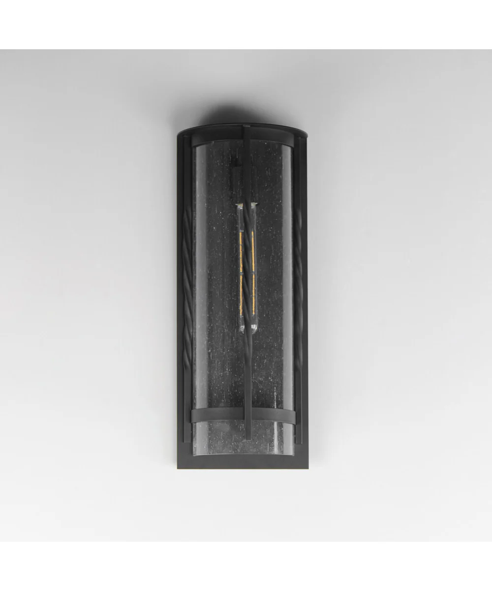 Foundry 1-Light Outdoor Wall Sconce Black - Image 3