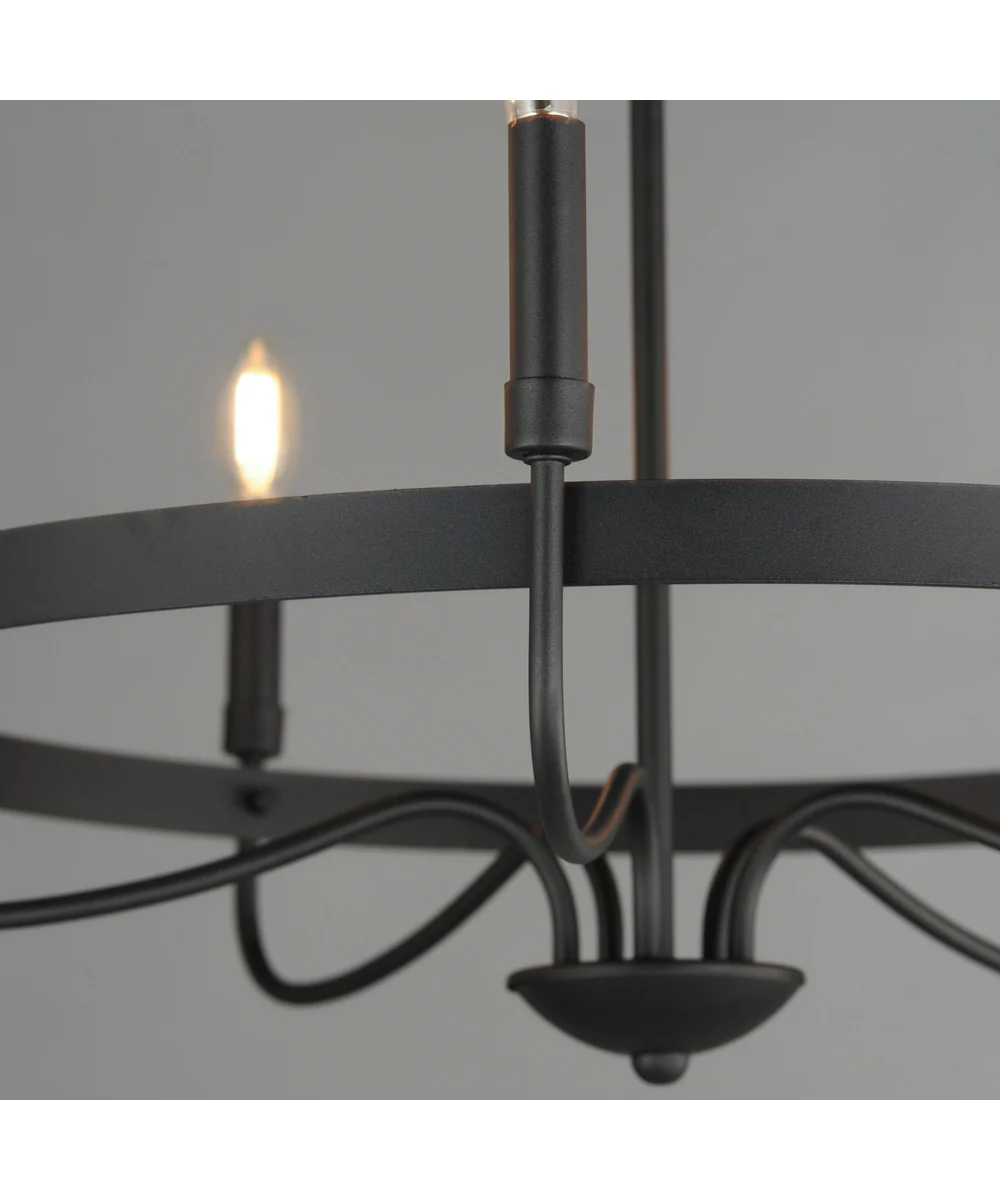 Frankie 5-Light Chandelier Black - Image 4