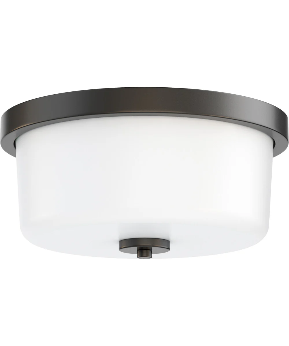 Fuller 2-Light Flush Mount Black
