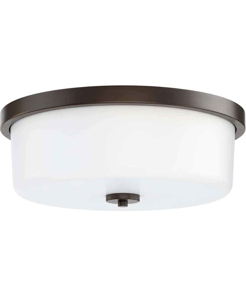 Fuller 3-Light Flush Mount Oil Rubbed Bronze