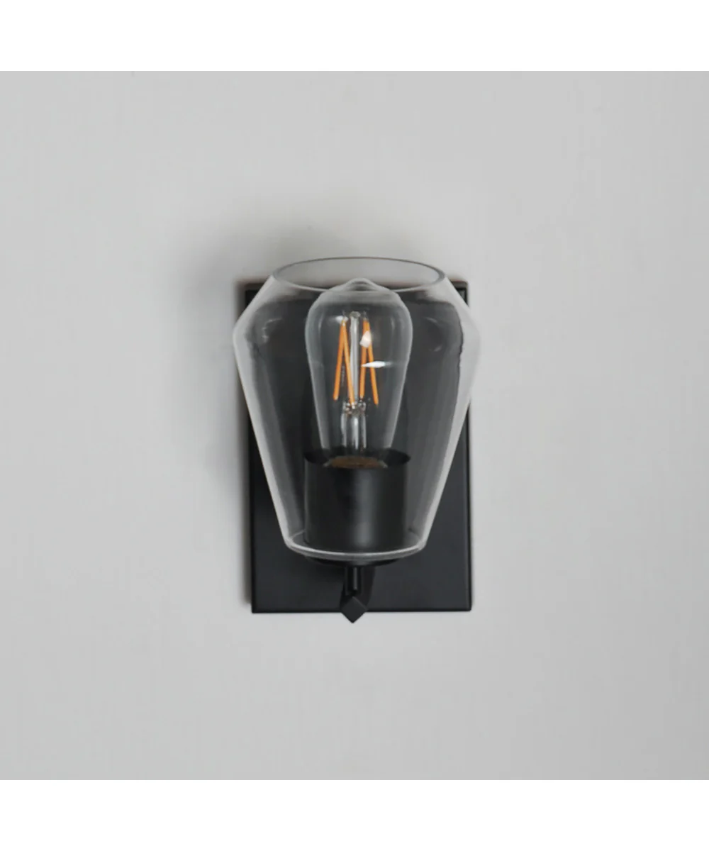 Geode 1-Light Sconce Black - Image 3