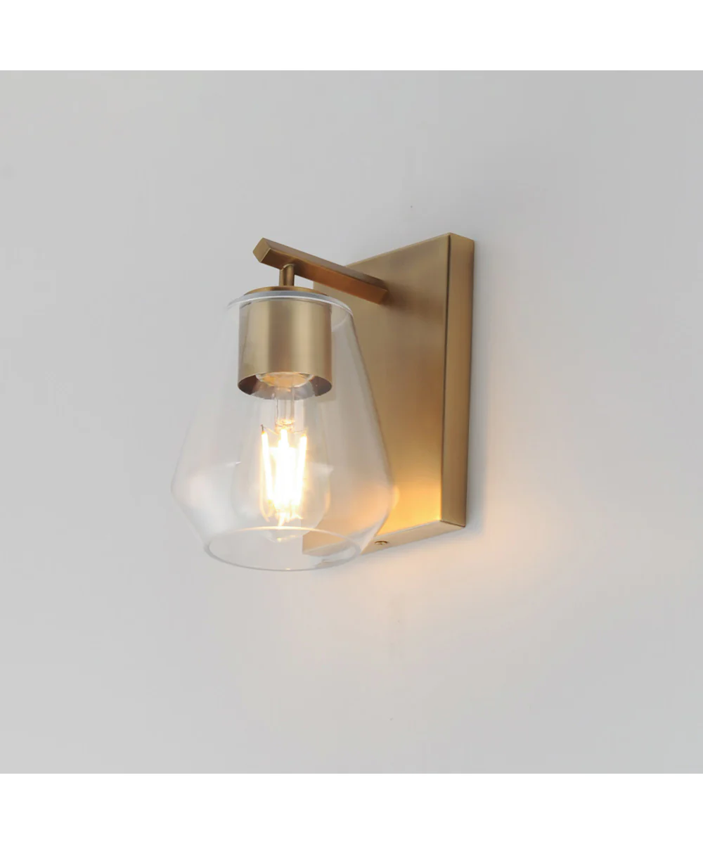 Geode 1-Light Sconce Natural Aged Brass - Image 5