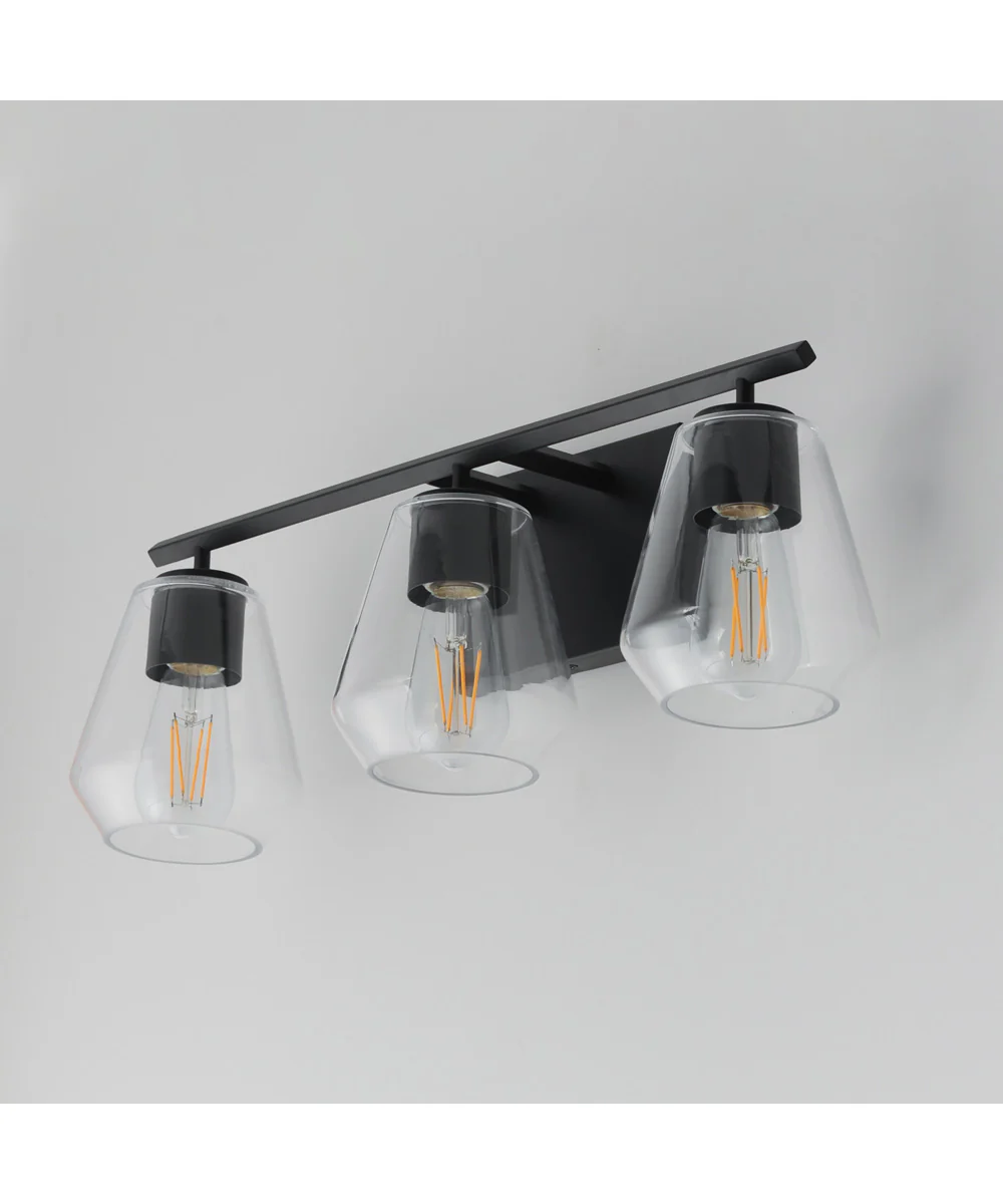 Geode 3-Light Bath Vanity Black - Image 4