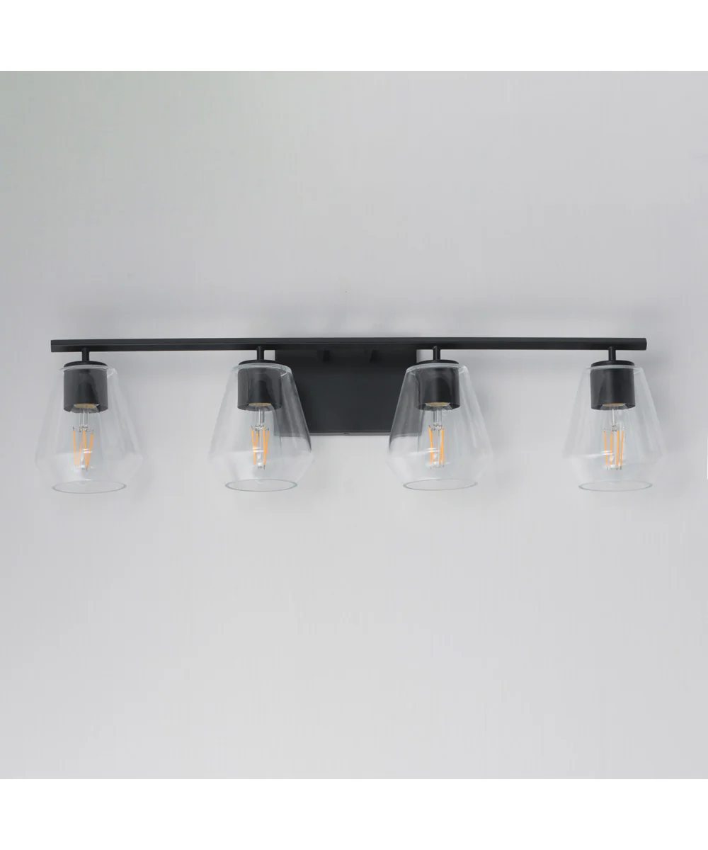 Geode 4-Light Bath Vanity Black - Image 2