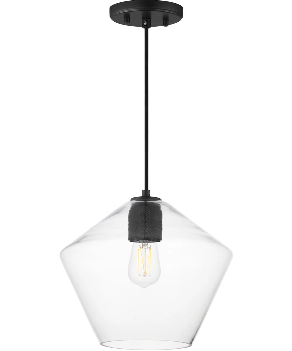 Geode Large Pendant Black