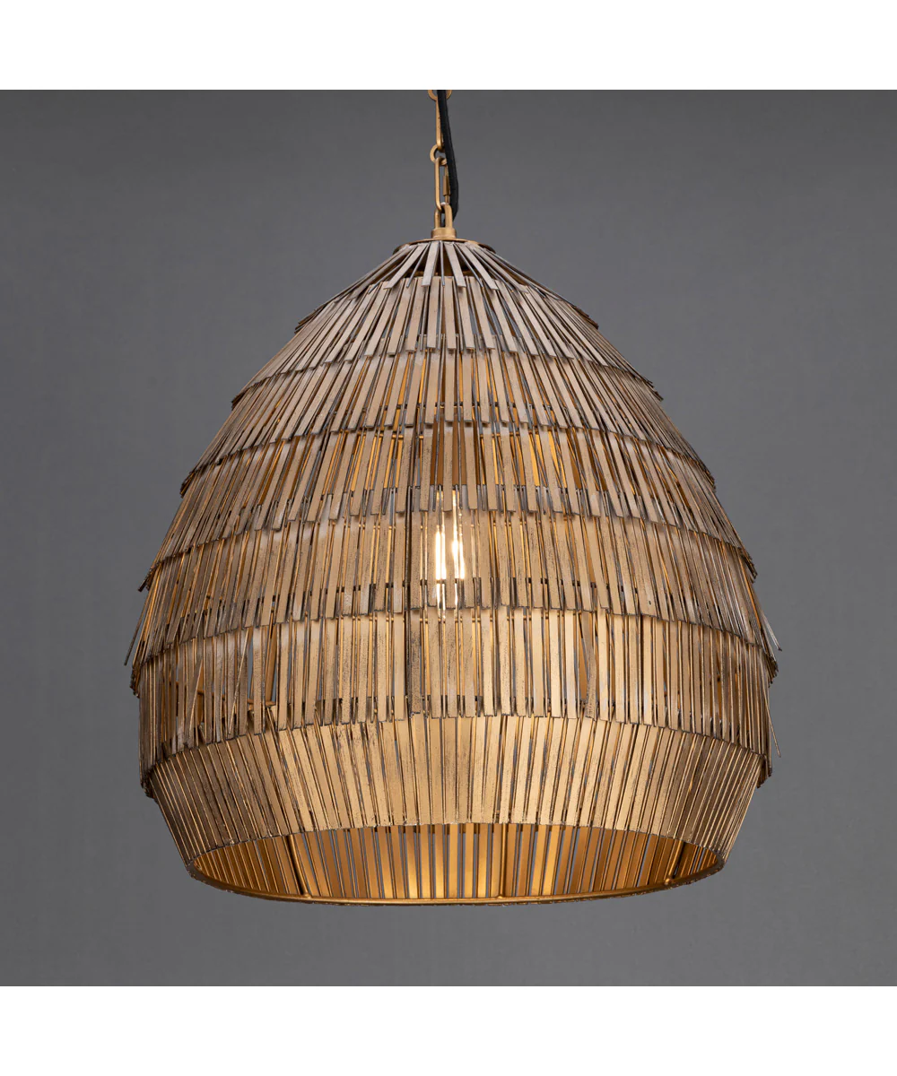 Gilda Large Pendant Antique Brass - Image 3