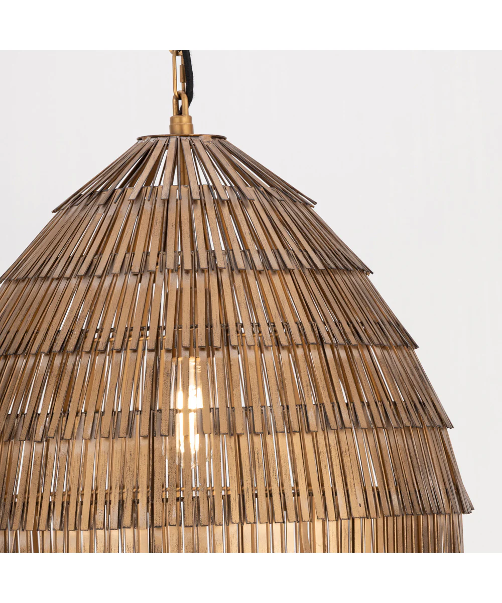Gilda Large Pendant Antique Brass - Image 4