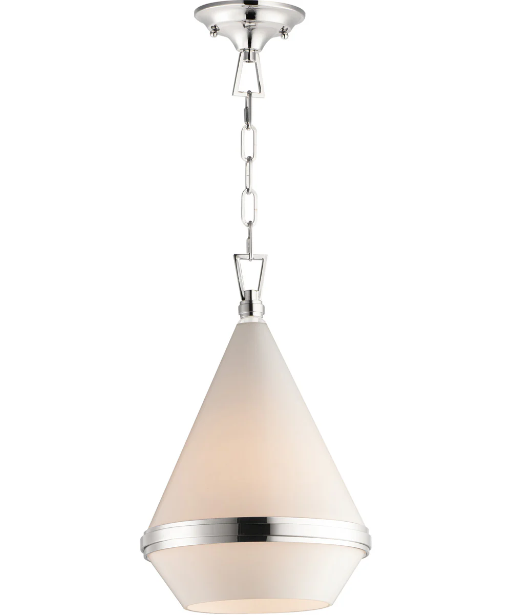 Giza 11.25 inch 1-Light Pendant Polished Nickel