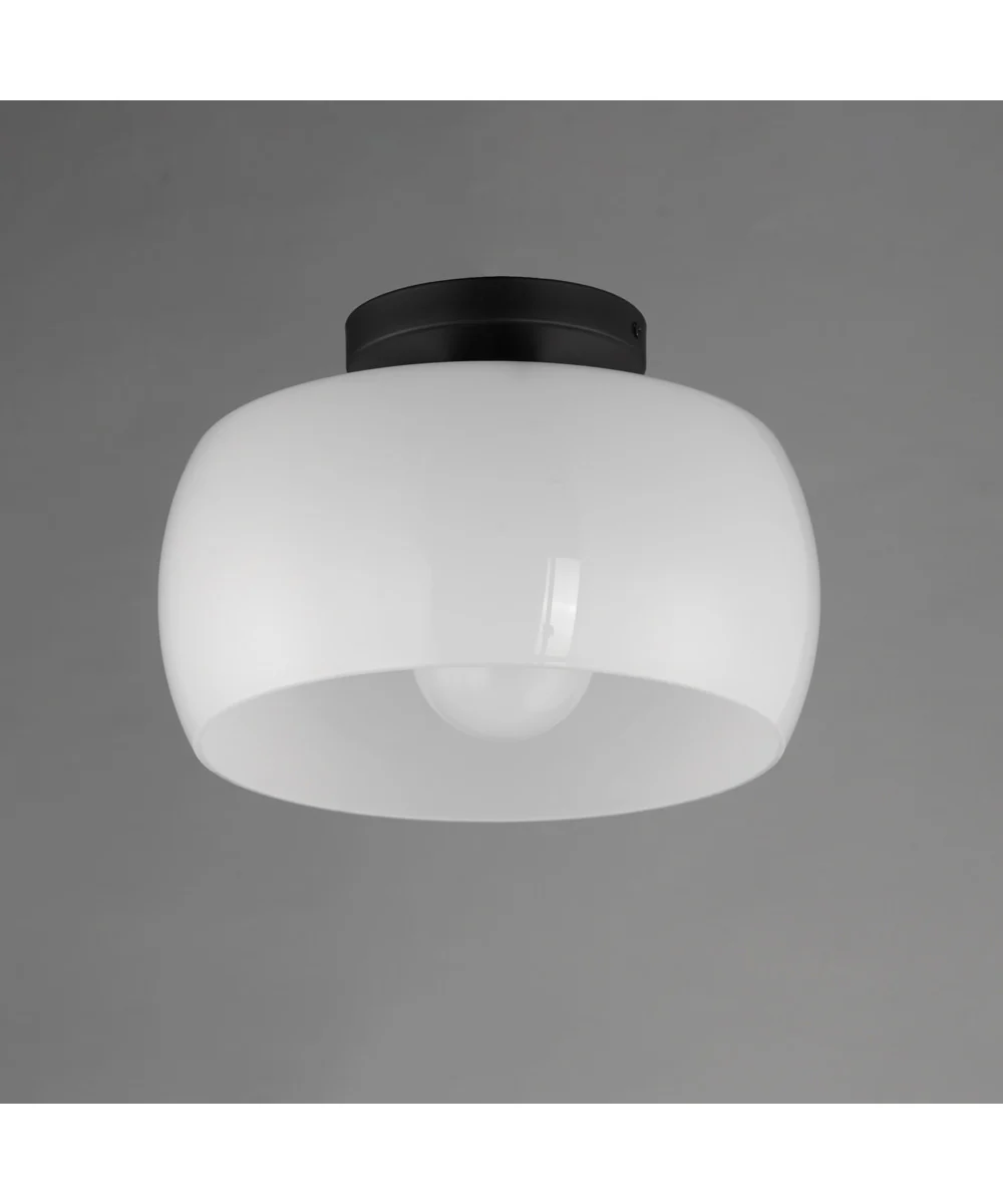 Glazed Flush Mount White / Black - Image 2