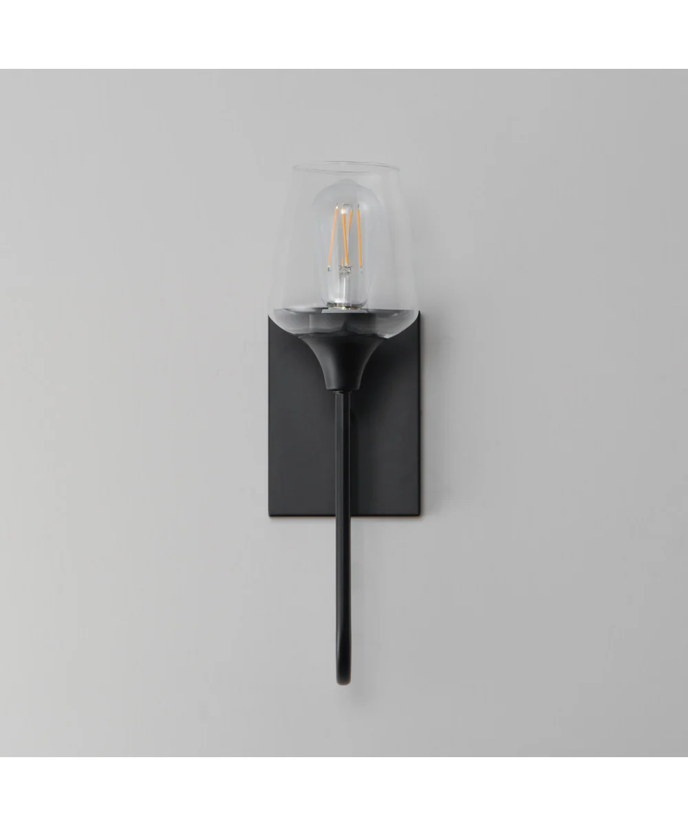 Goblet 1-Light Wall Sconce Black - Image 2
