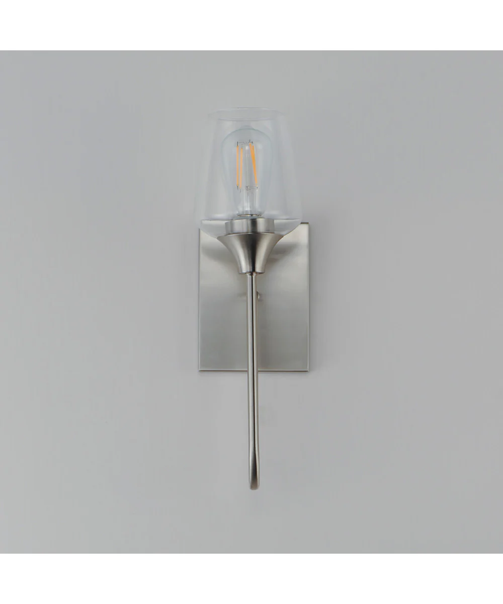 Goblet 1-Light Wall Sconce Satin Nickel - Image 4