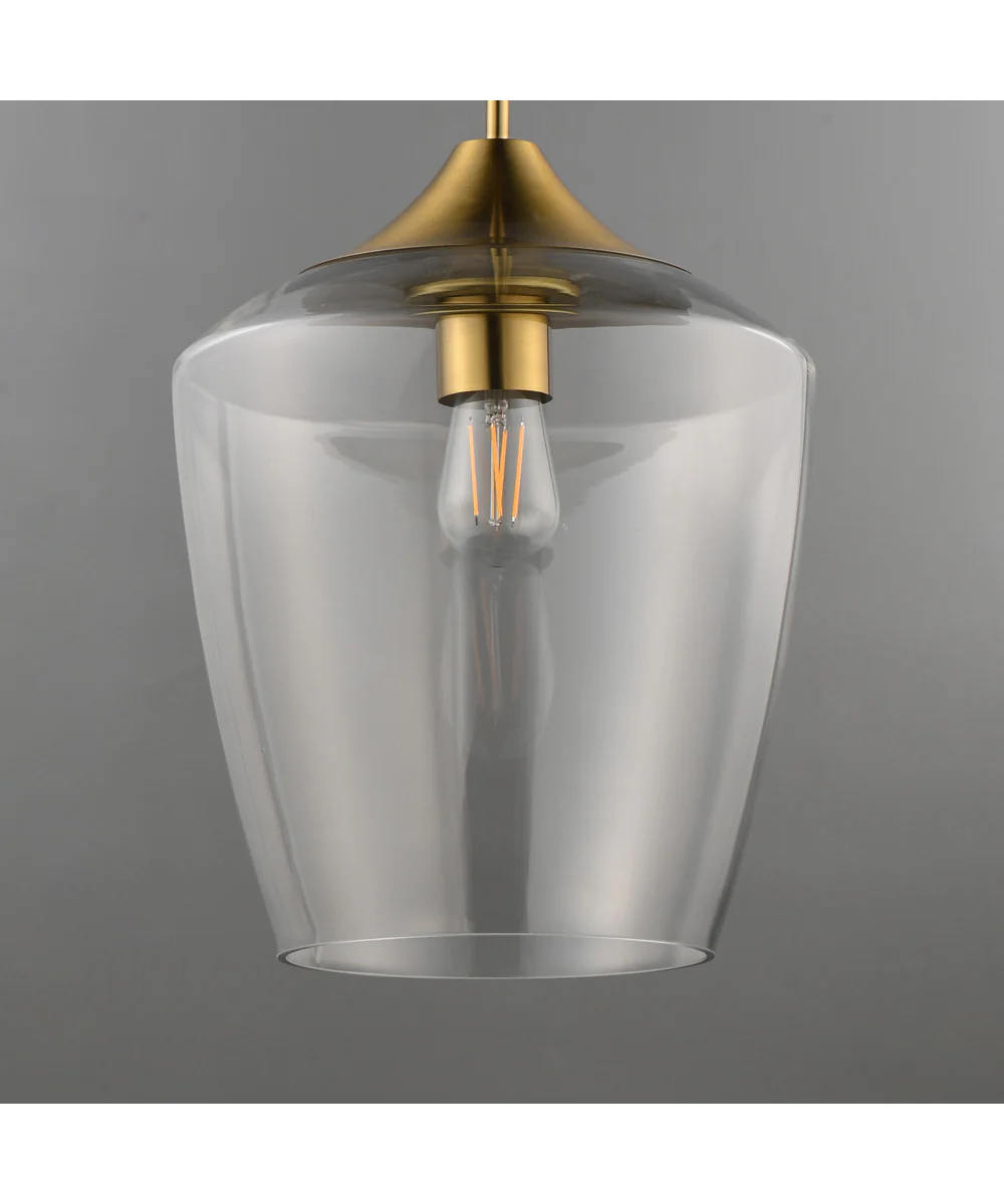 Goblet 12 inch Single Pendant Natural Aged Brass - Image 4