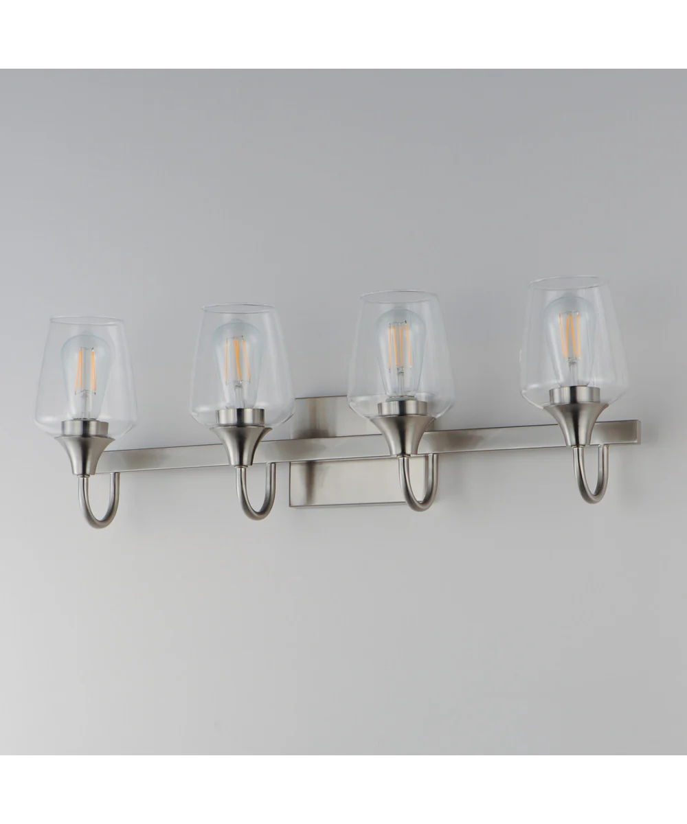 Goblet 4-Light Wall Sconce Satin Nickel - Image 2