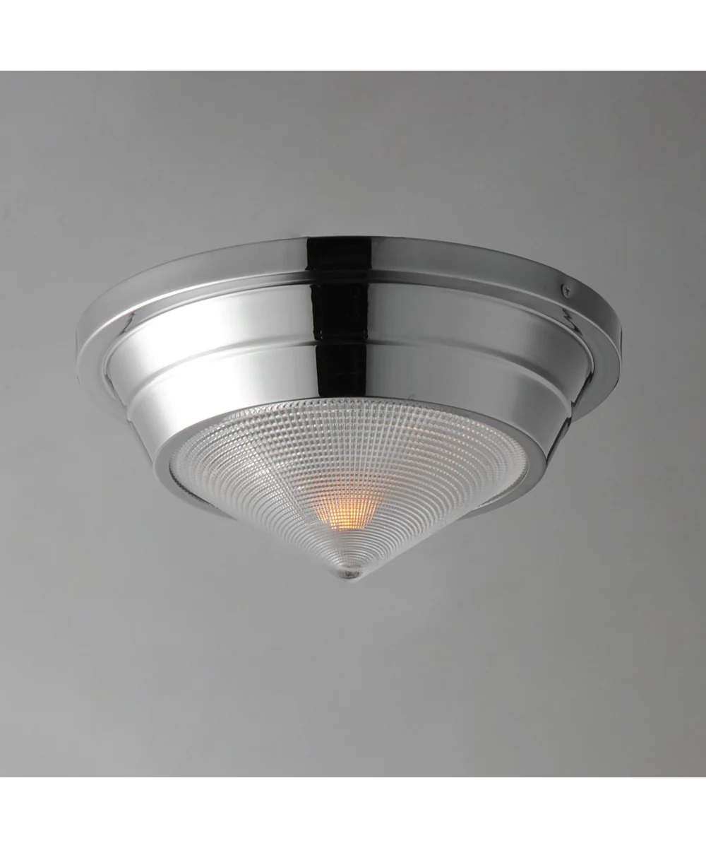 Hargreaves 1-Light Flush Mount Polished Nickel - Image 2