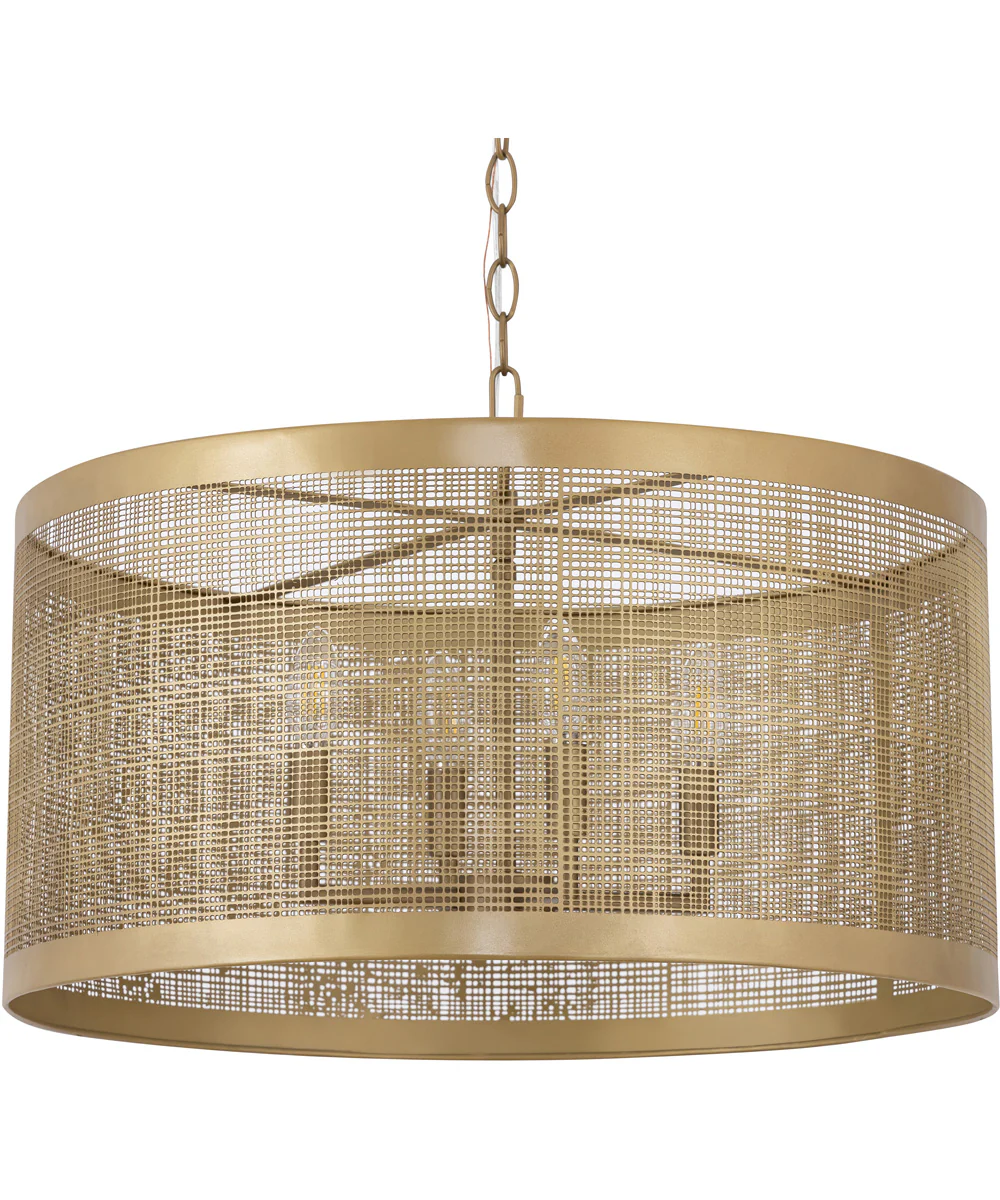 Hatcher 24 inch 4-Light Pendant Gold - Image 4