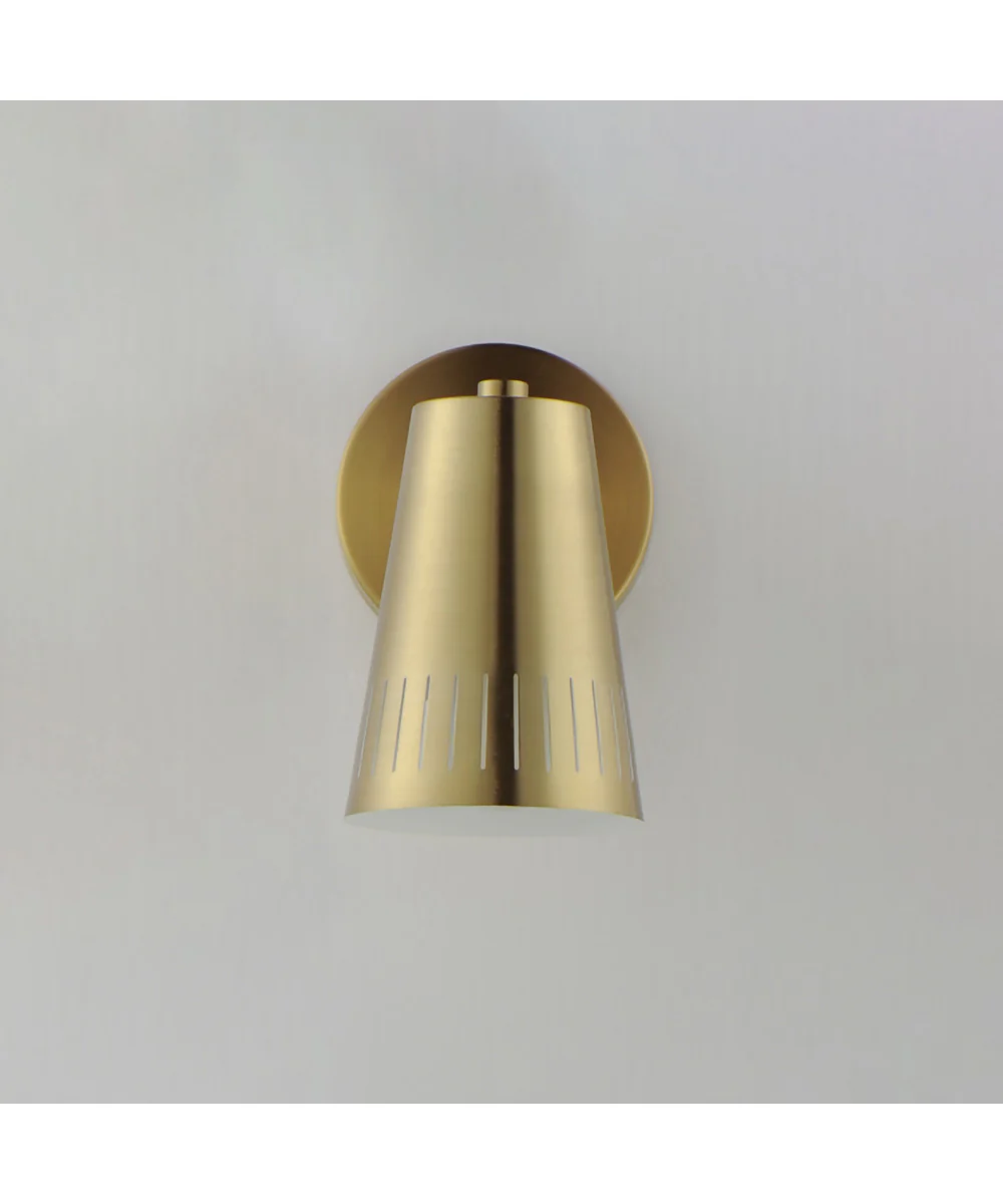 Helsinki 1-Light Wall Sconce Natural Aged Brass - Image 2