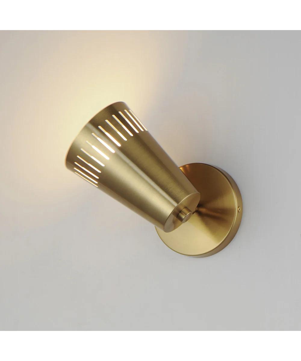 Helsinki 1-Light Wall Sconce Natural Aged Brass - Image 4