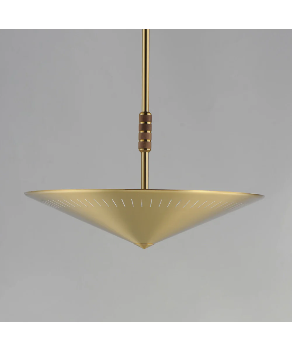Helsinki 20 inch Pendant Natural Aged Brass - Image 3