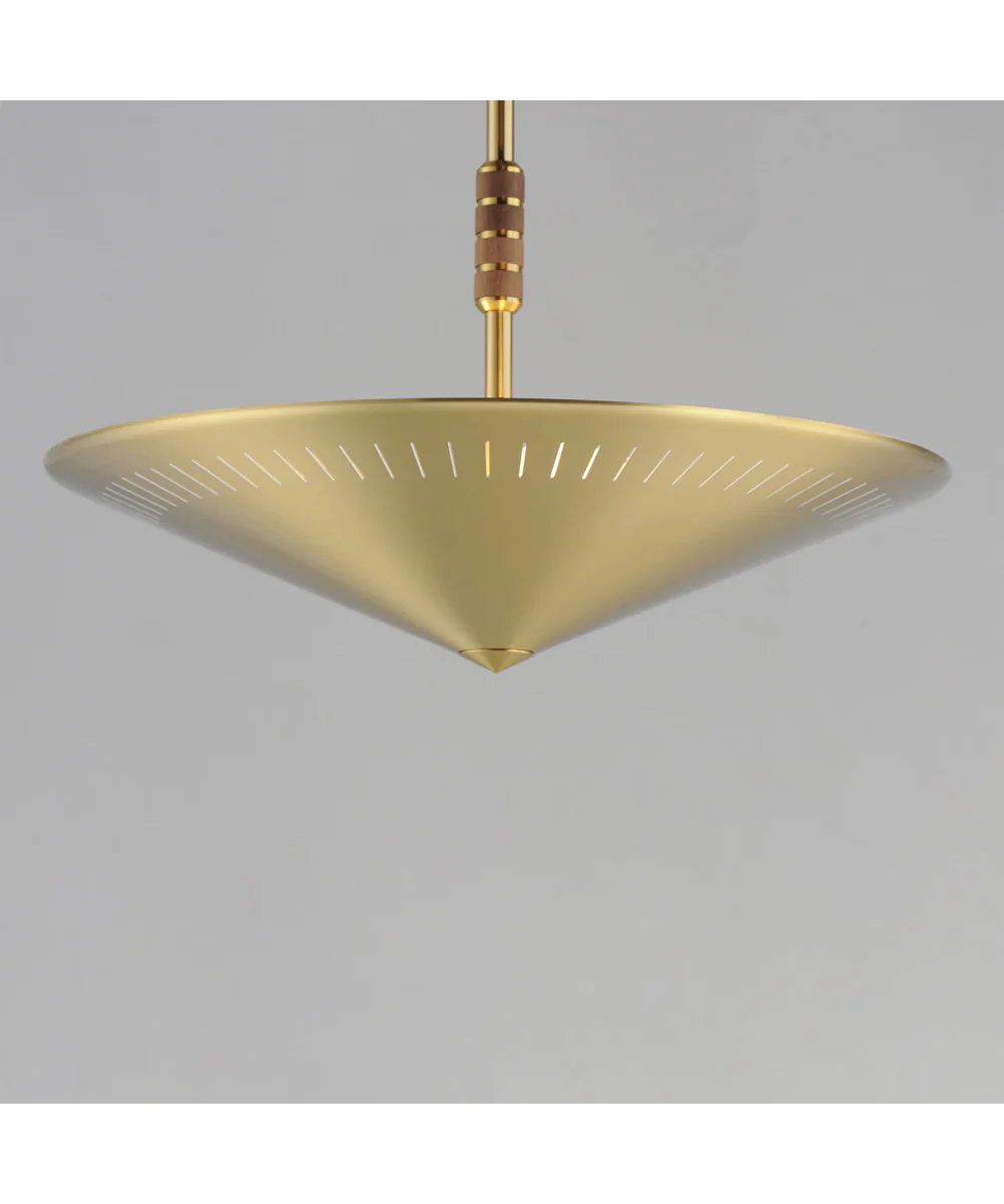 Helsinki 20 inch Pendant Natural Aged Brass - Image 4