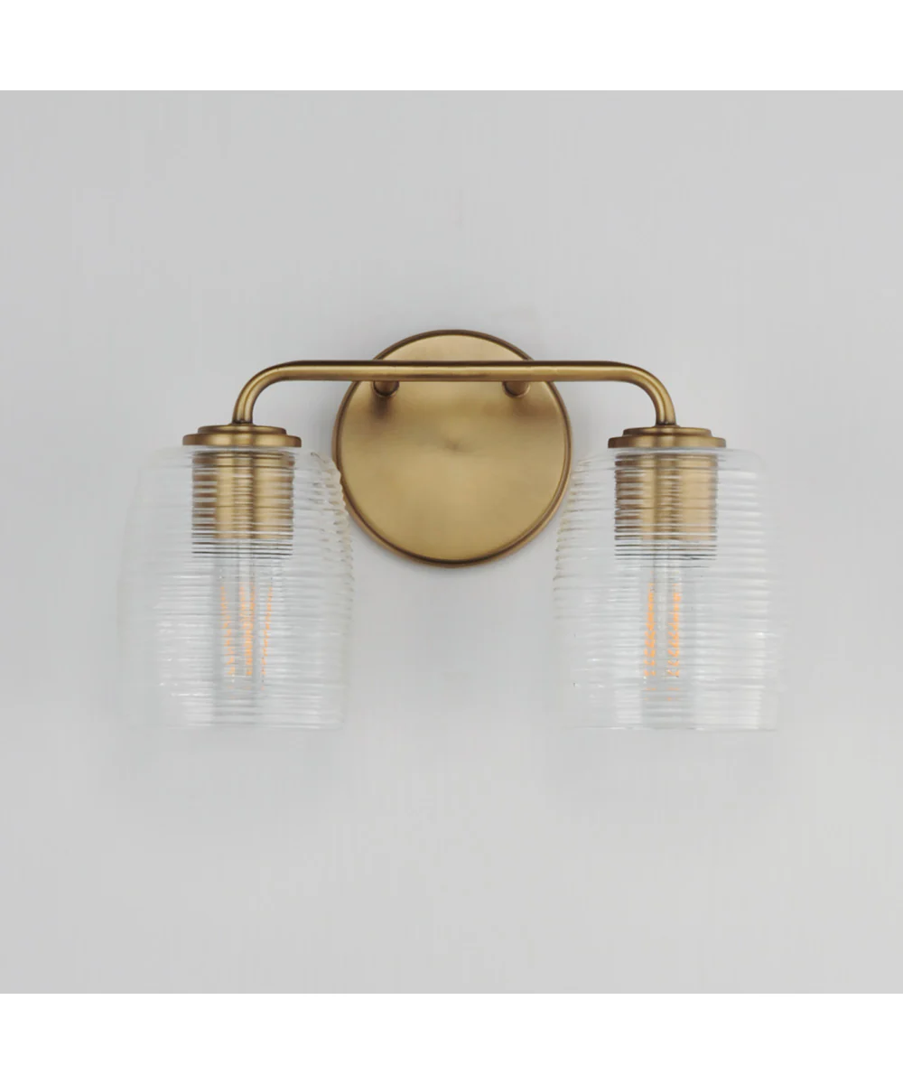 Honey 2-Light Sconce Natural Aged Brass - Image 2