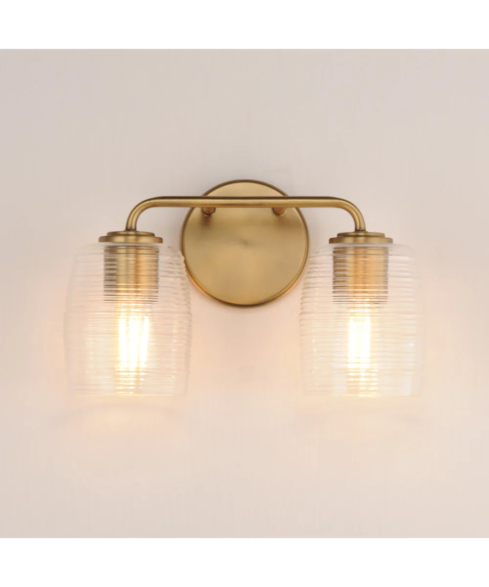 Honey 2-Light Sconce Natural Aged Brass - Image 3