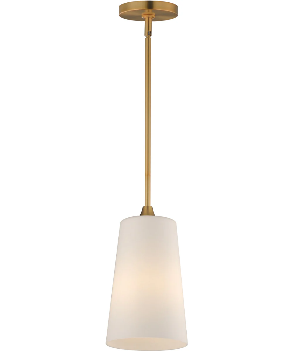 Hudson 1-Light Pendant Natural Aged Brass
