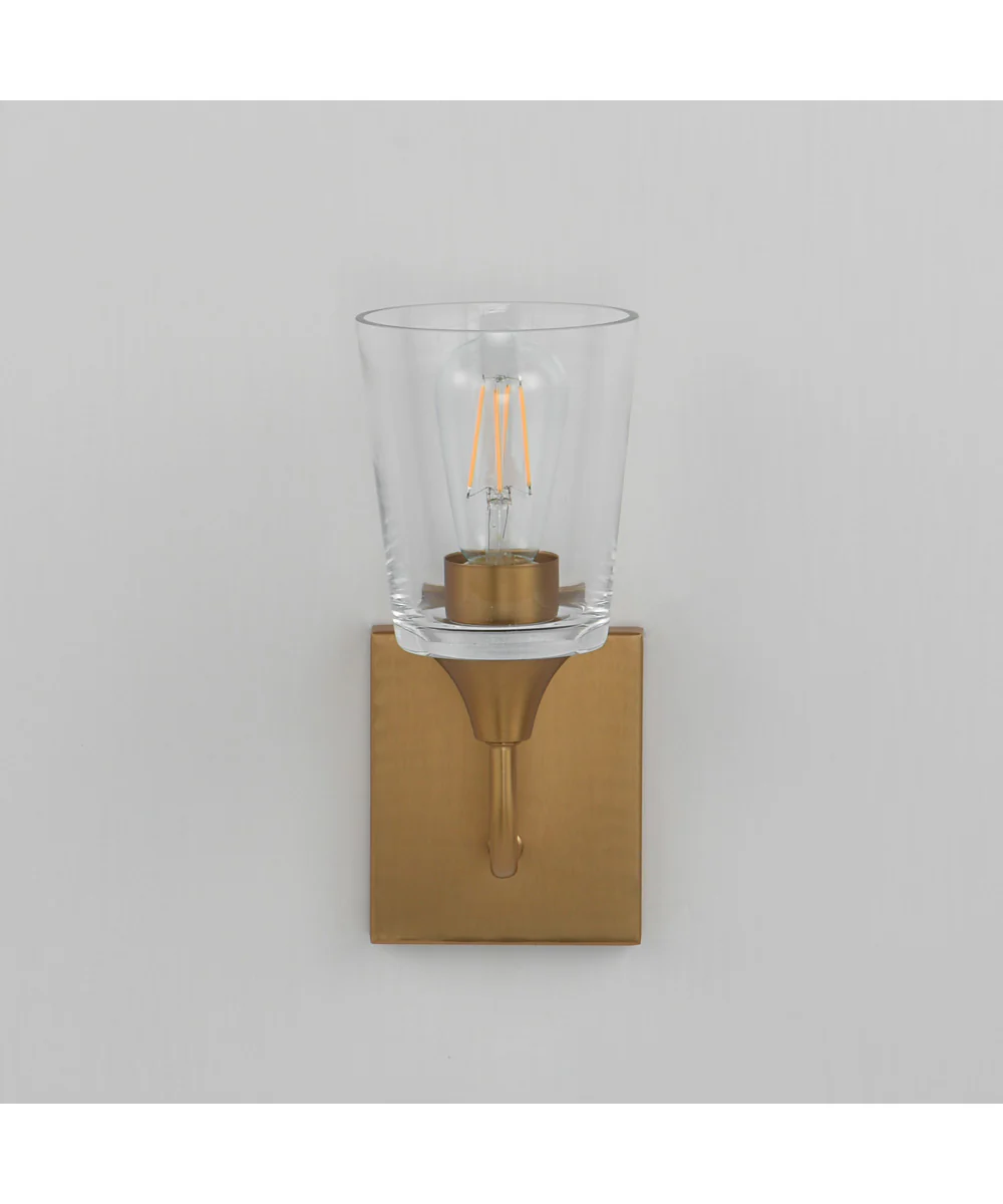 Hudson 1-Light Sconce Natural Aged Brass - Image 2