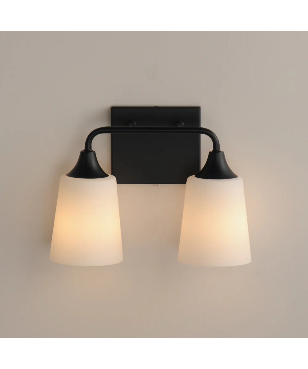 Hudson 2-Light Bath Vanity Black - Image 3