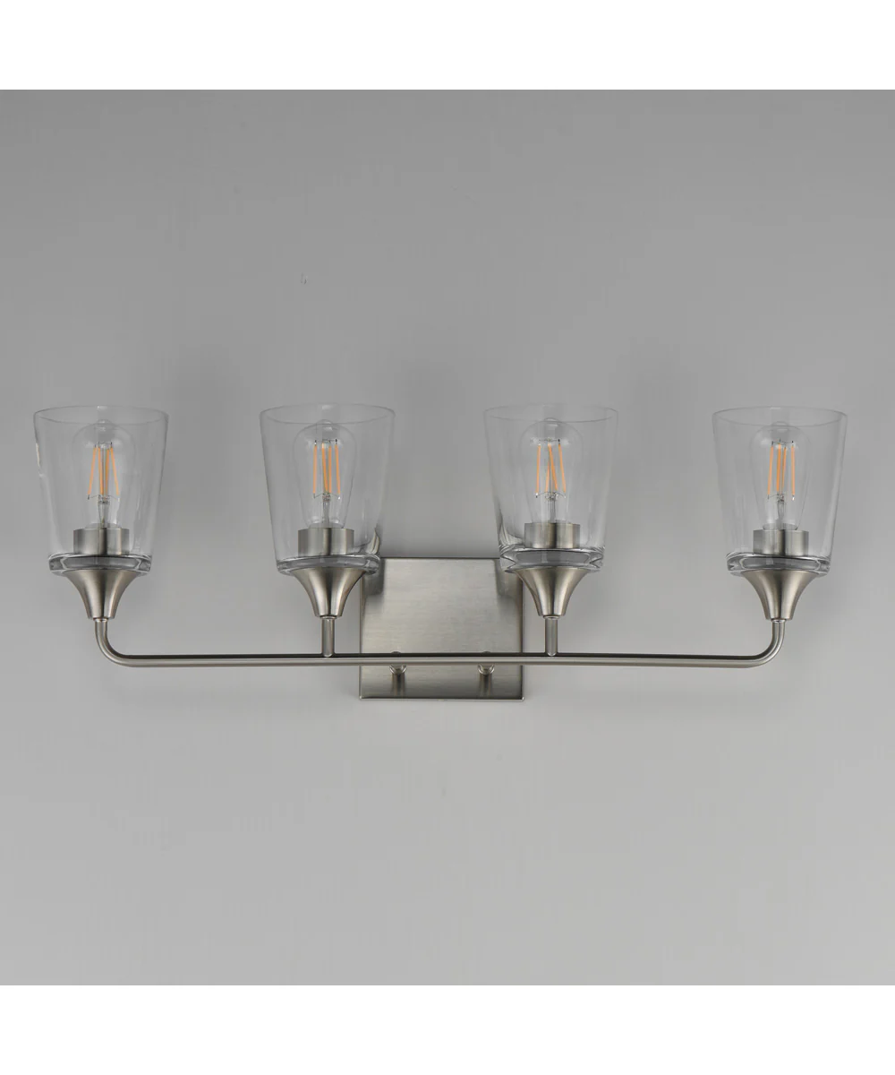 Hudson 4-Light Bath Vanity Satin Nickel - Image 2