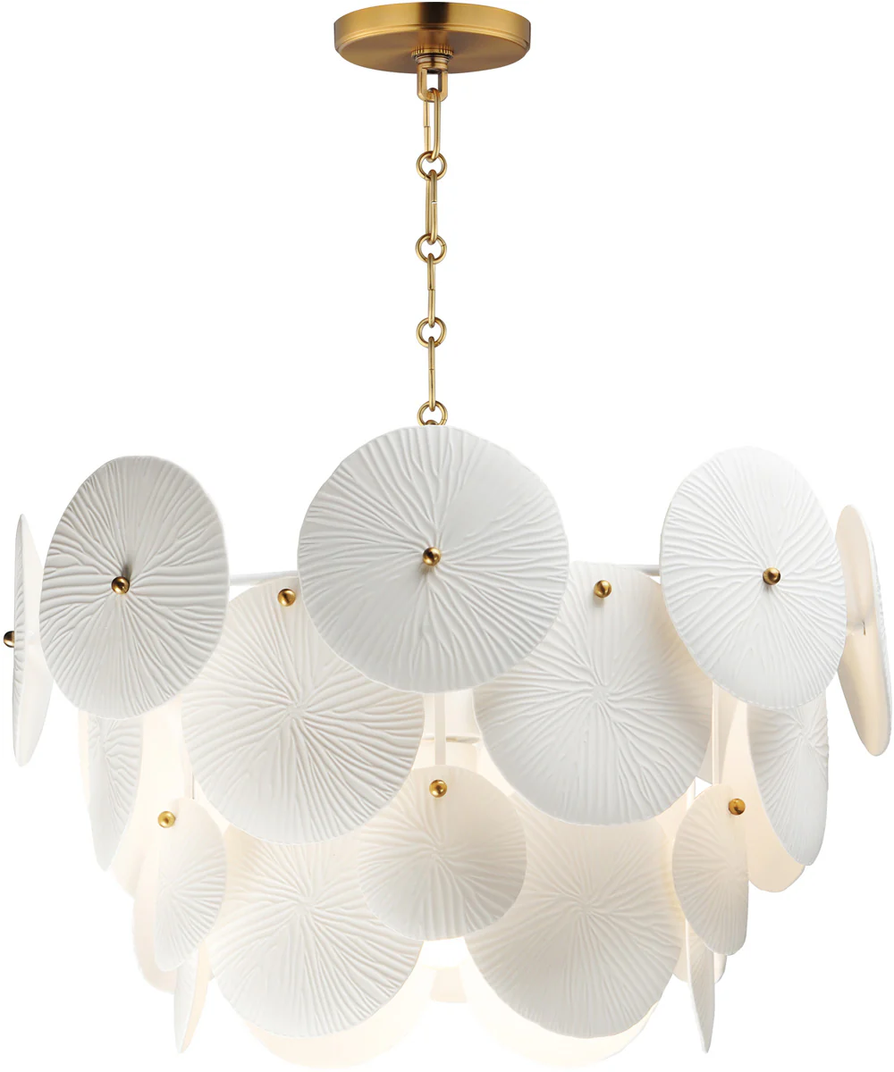Isla 4-Light Pendant Natural Aged Brass