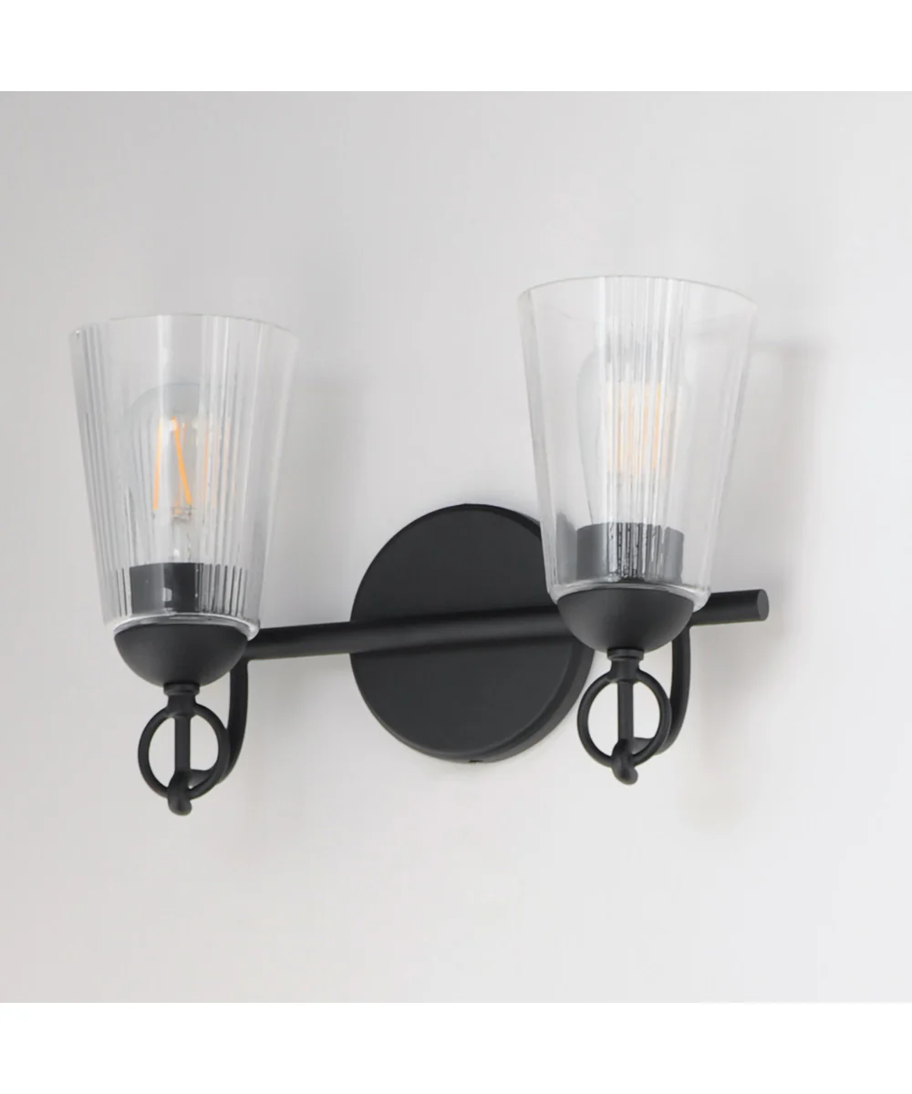 Jackson Hole 2-Light Wall Sconce Black - Image 4