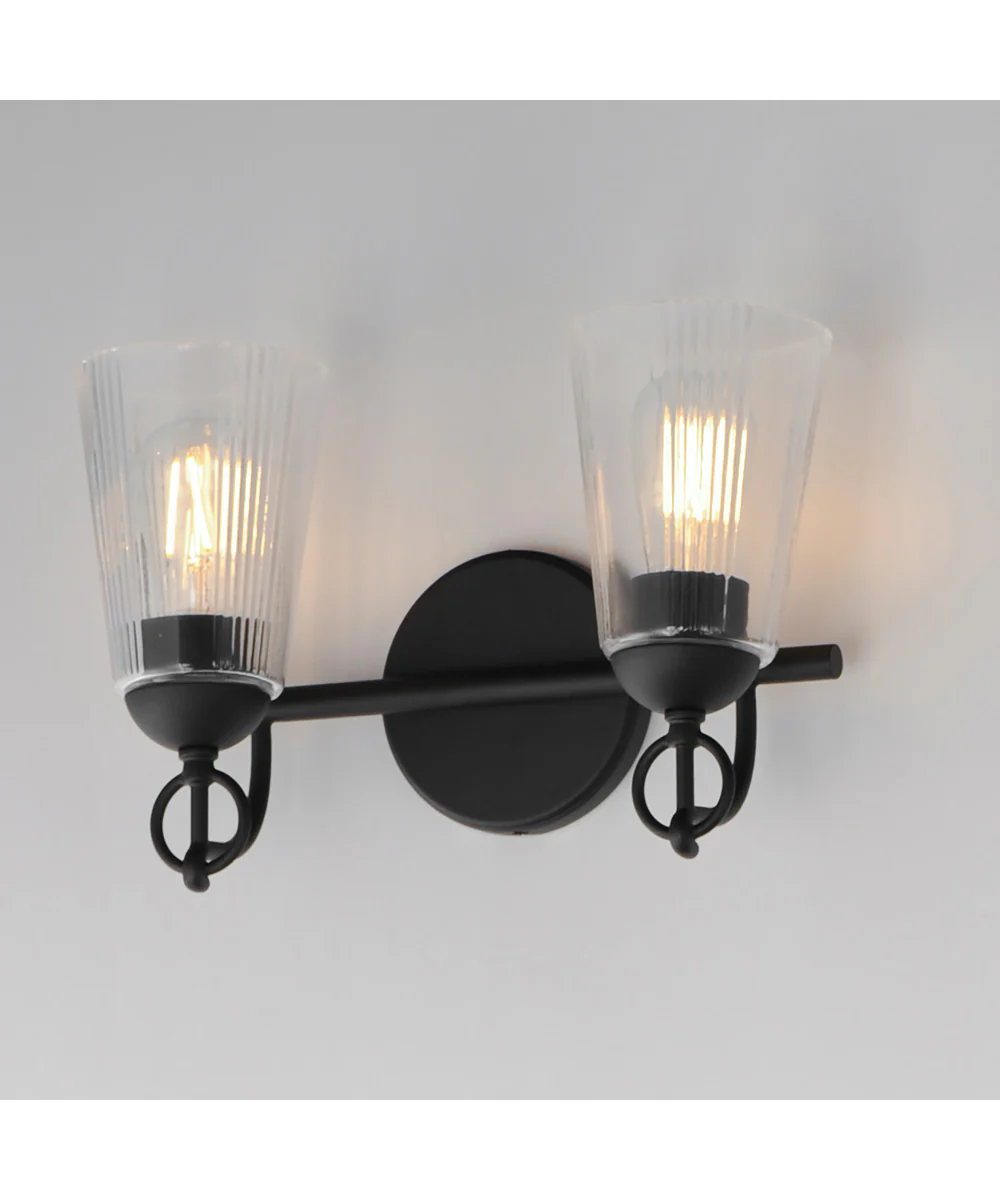 Jackson Hole 2-Light Wall Sconce Black - Image 5