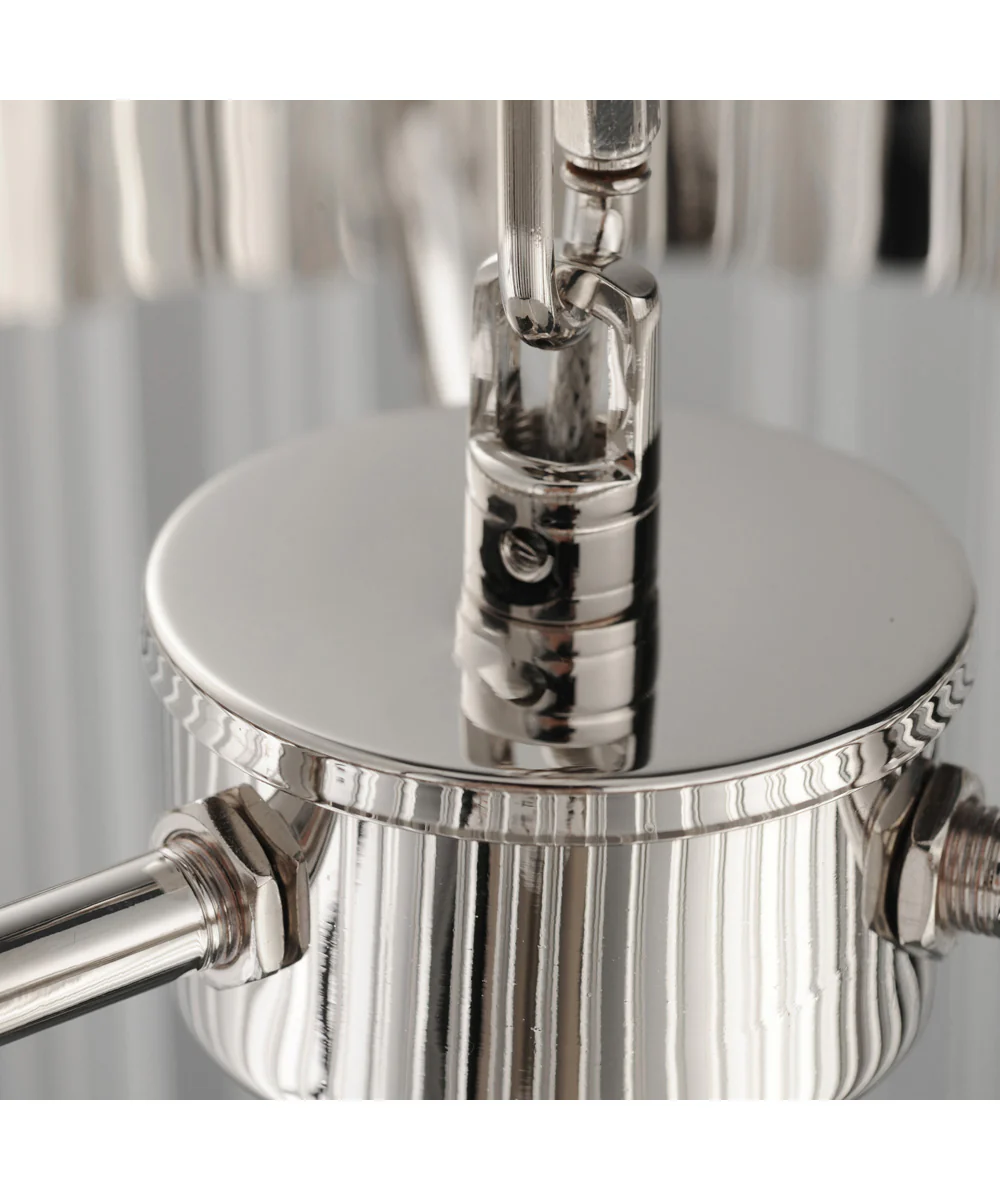 Jolie 11 inch LED Pendant Polished Nickel - Image 5