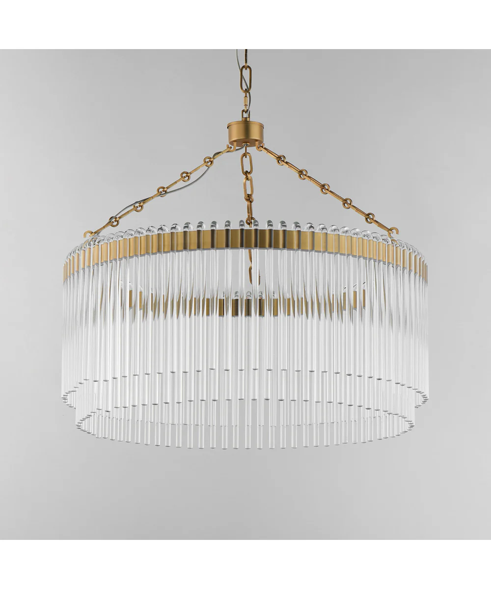 Jolie 24 inch LED Pendant Natural Aged Brass - Image 2