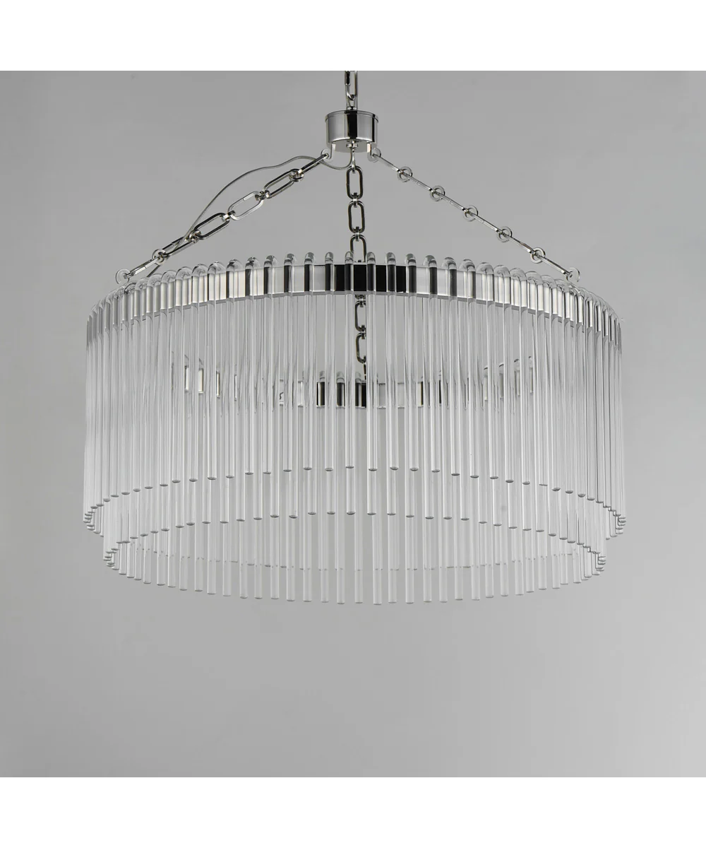 Jolie 24 inch LED Pendant Polished Nickel - Image 2