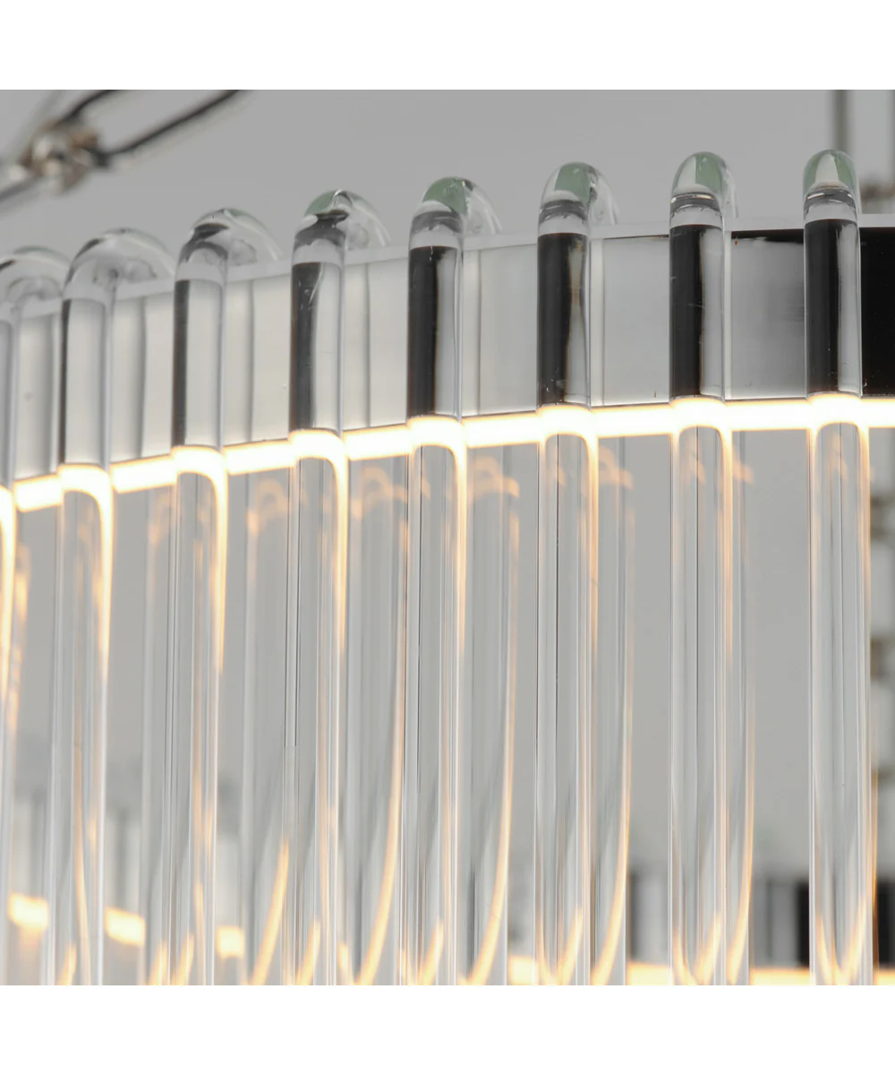 Jolie 24 inch LED Pendant Polished Nickel - Image 5