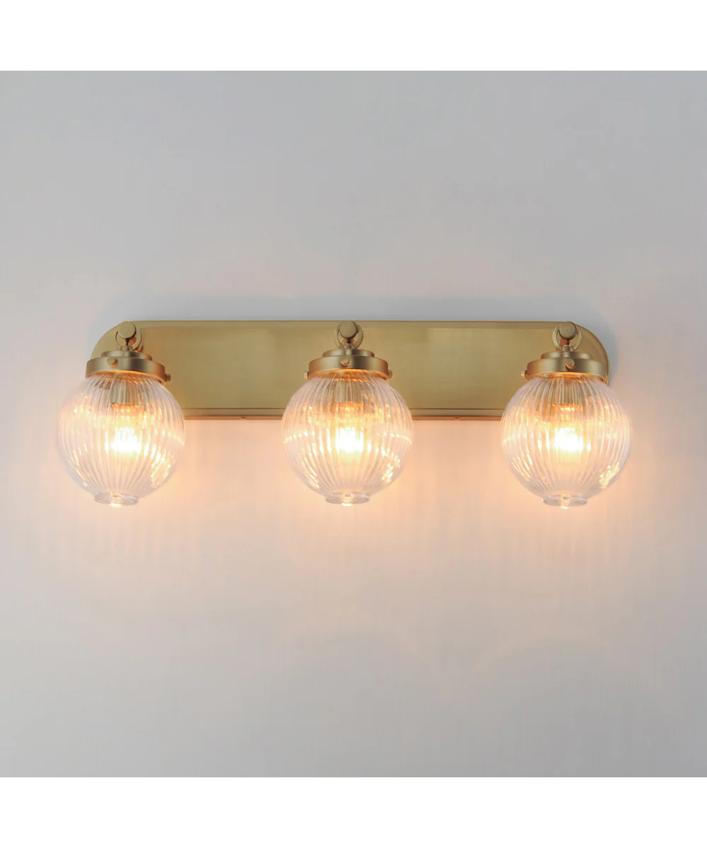 Kasbah 3-Light Bath Vanity Satin Brass - Image 3
