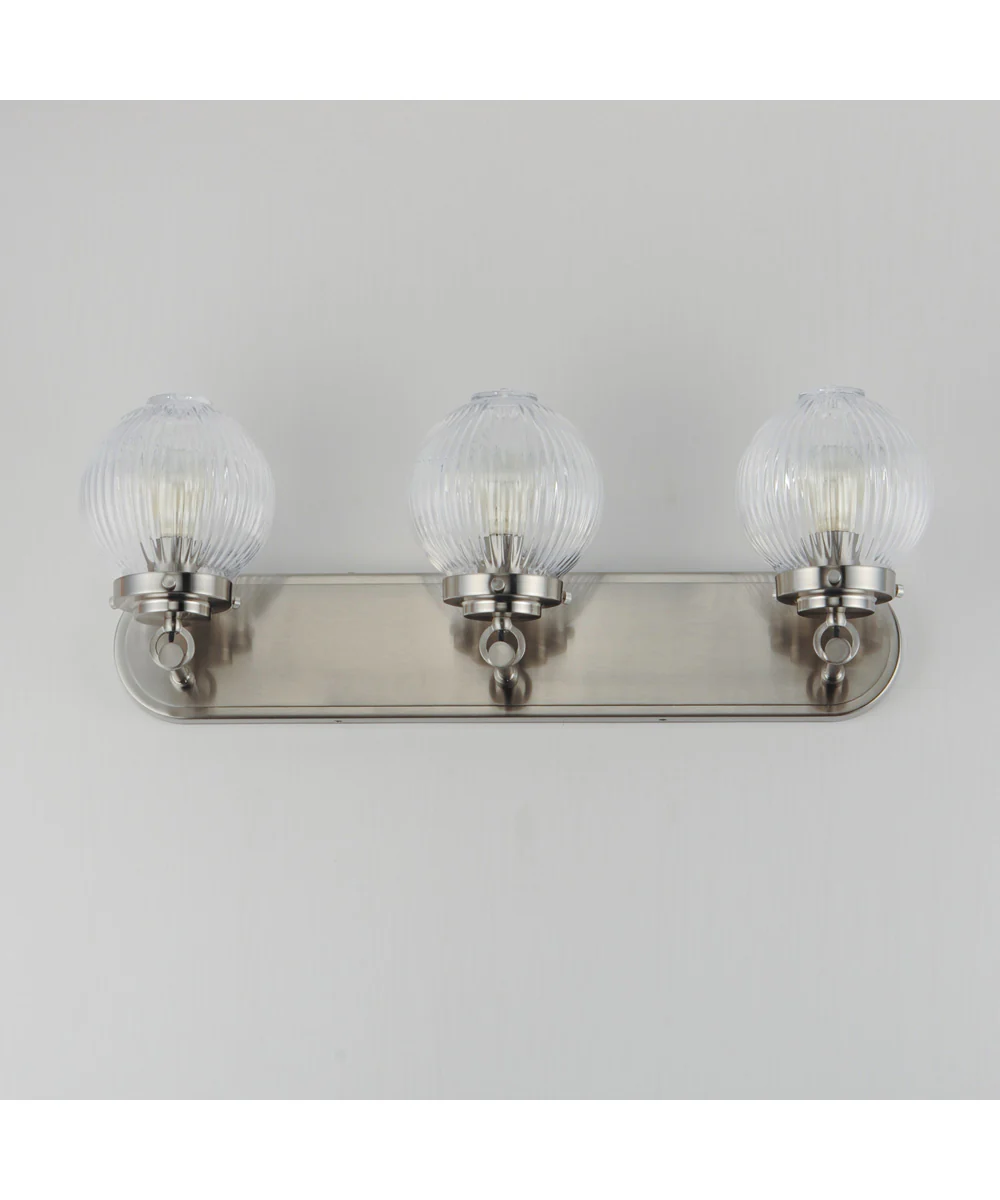 Kasbah 3-Light Bath Vanity Satin Nickel - Image 2