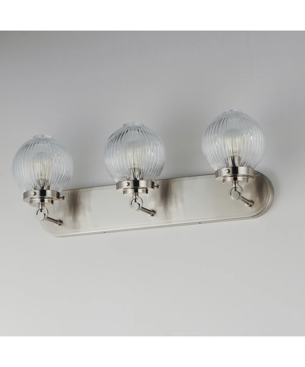 Kasbah 3-Light Bath Vanity Satin Nickel - Image 4