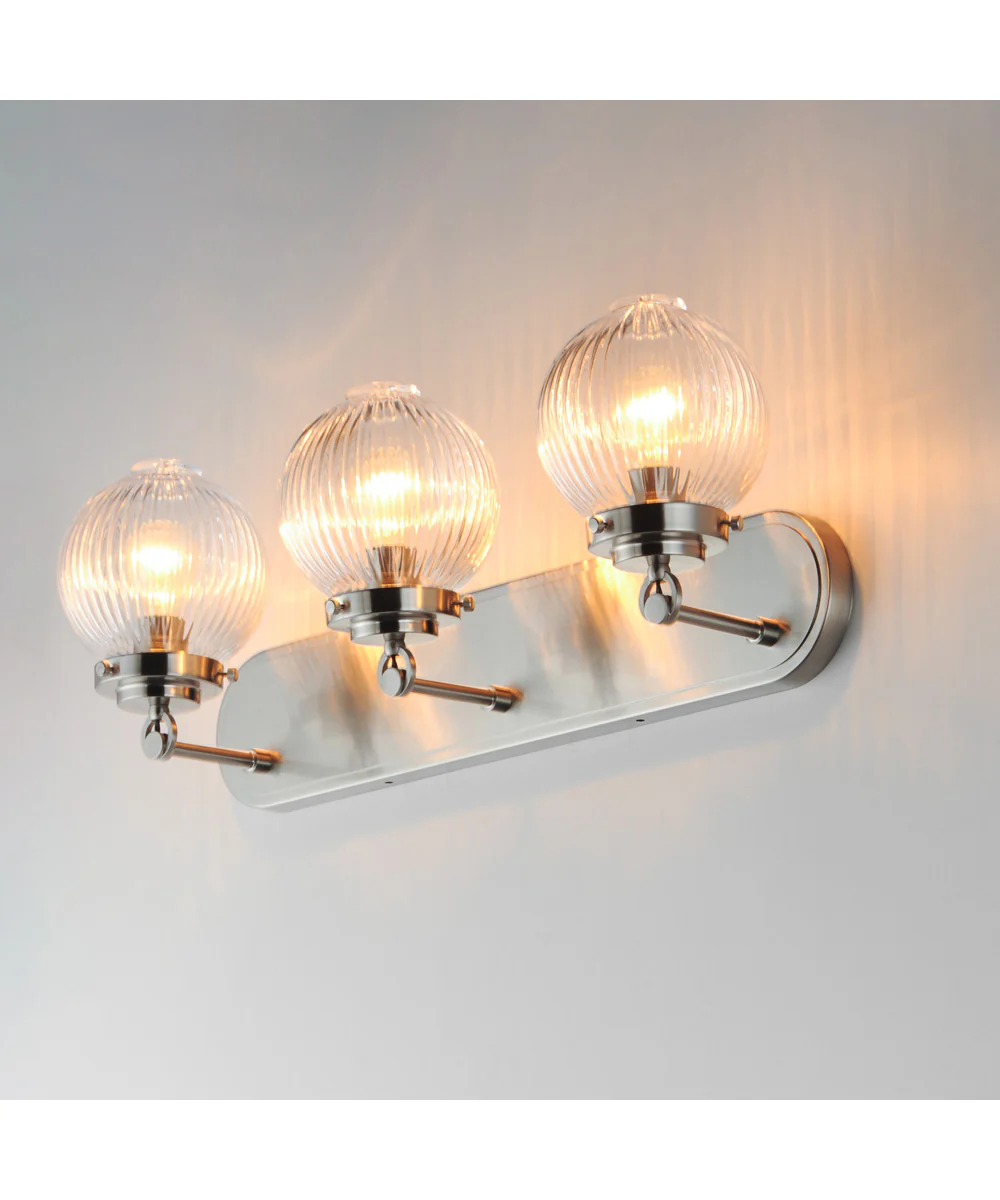 Kasbah 3-Light Bath Vanity Satin Nickel - Image 5