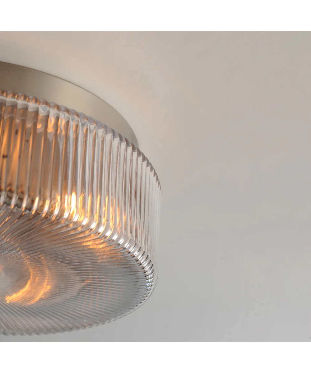 Kasbah 4-Light Flush Mount Satin Nickel - Image 5
