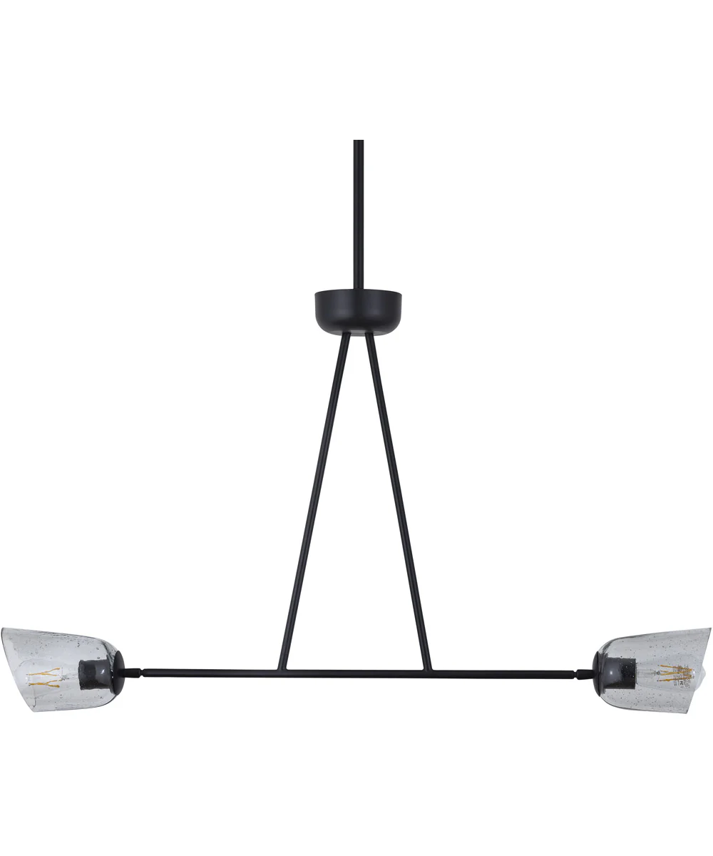 Keppe 2-Light Linear Pendant Dark Bronze - Image 2