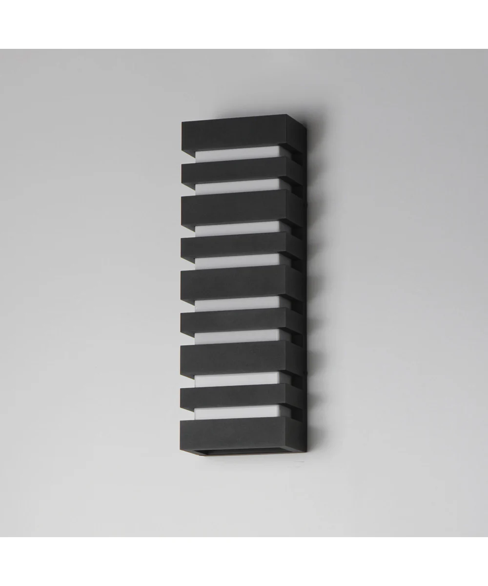 Keyes 20 inch LED Outdoor Wall Sconce Black - Image 4