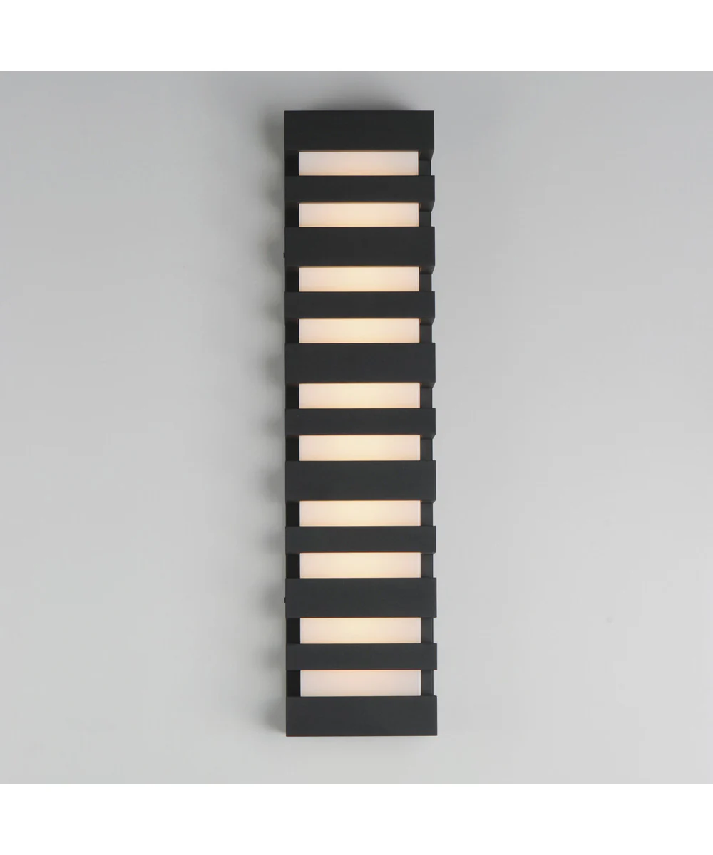 Keyes 28 inch LED Outdoor Wall Sconce Black - Image 3