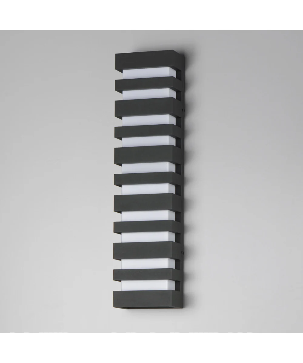 Keyes 28 inch LED Outdoor Wall Sconce Black - Image 4